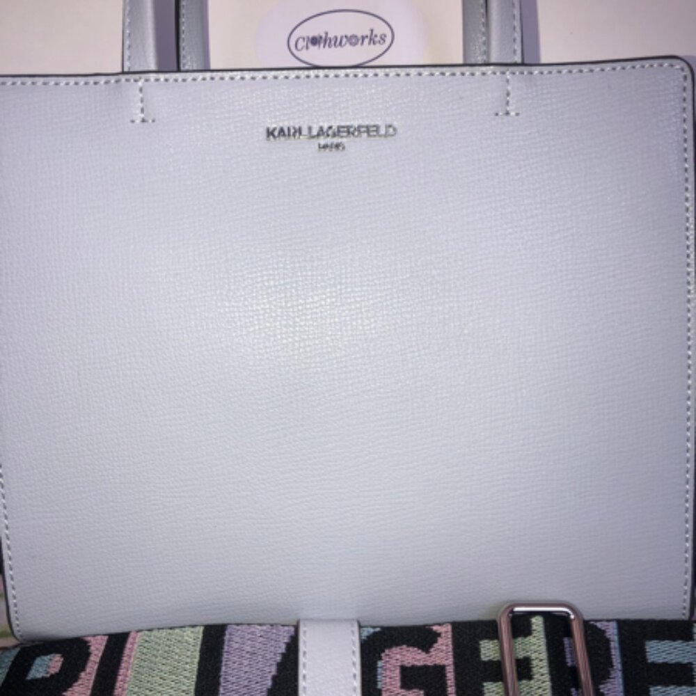 Karl Lagerfeld Lavender Satchel